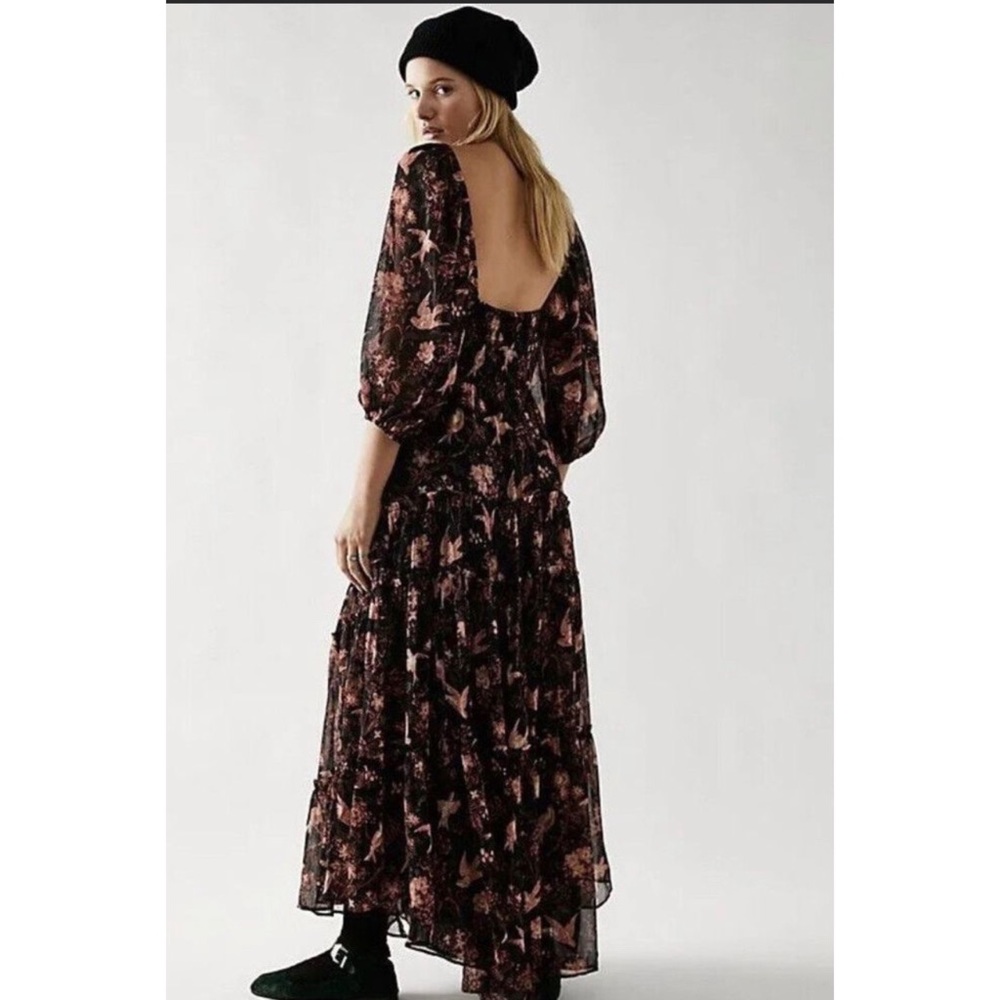 Free People 'You're A Jewel' Printed Maxi Dress size S - Picture 2 of 5